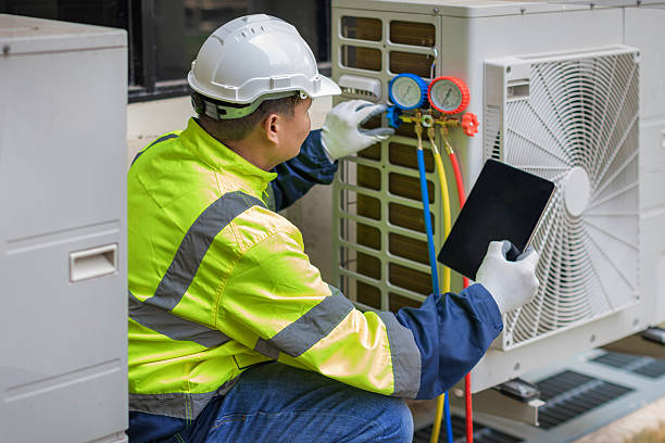 Professional Hvac Maintenance technician working in Five Points, NC